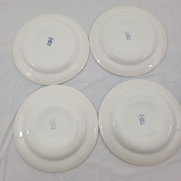 Vtg Egersund Norway TANA Brown Retro Appetizer Dessert Bread & Plates – Set of 4 - Picture 8 of 12